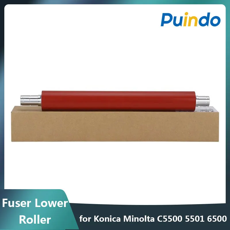 

1pcs CET Fuser Lower Roller for Konica Minolta C5500 5501 6500 6501 65hc CPP650 C6000 7000 C7000P 70hc Pressure Roller