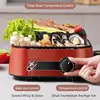 JIQI Household Baking Pan Electric Skillet Double-Sided Heating Pizza Pie Cooking Machine Crepe Pancake Maker BBQ Griddle 220V 5
