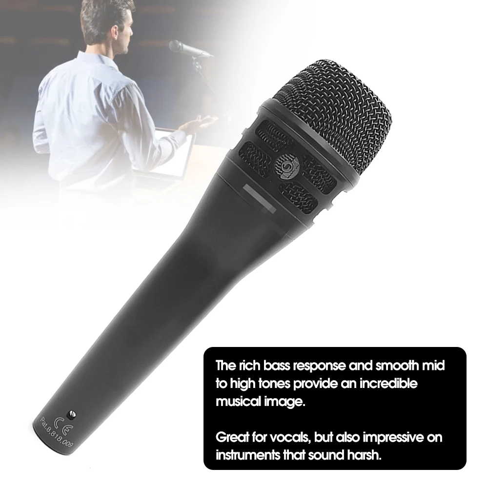 Wired Dynamic Performance Microphone for SHURE KSM8 Professional Studio Handheld Mic High Quality Karaoke Microfone with clip gaming headphones with mic