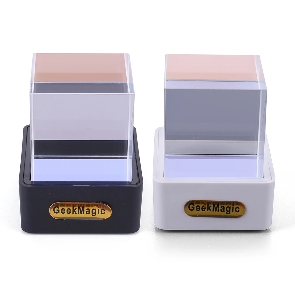 Smart Crystal Cube Photo Display Digital Clock Weather Station