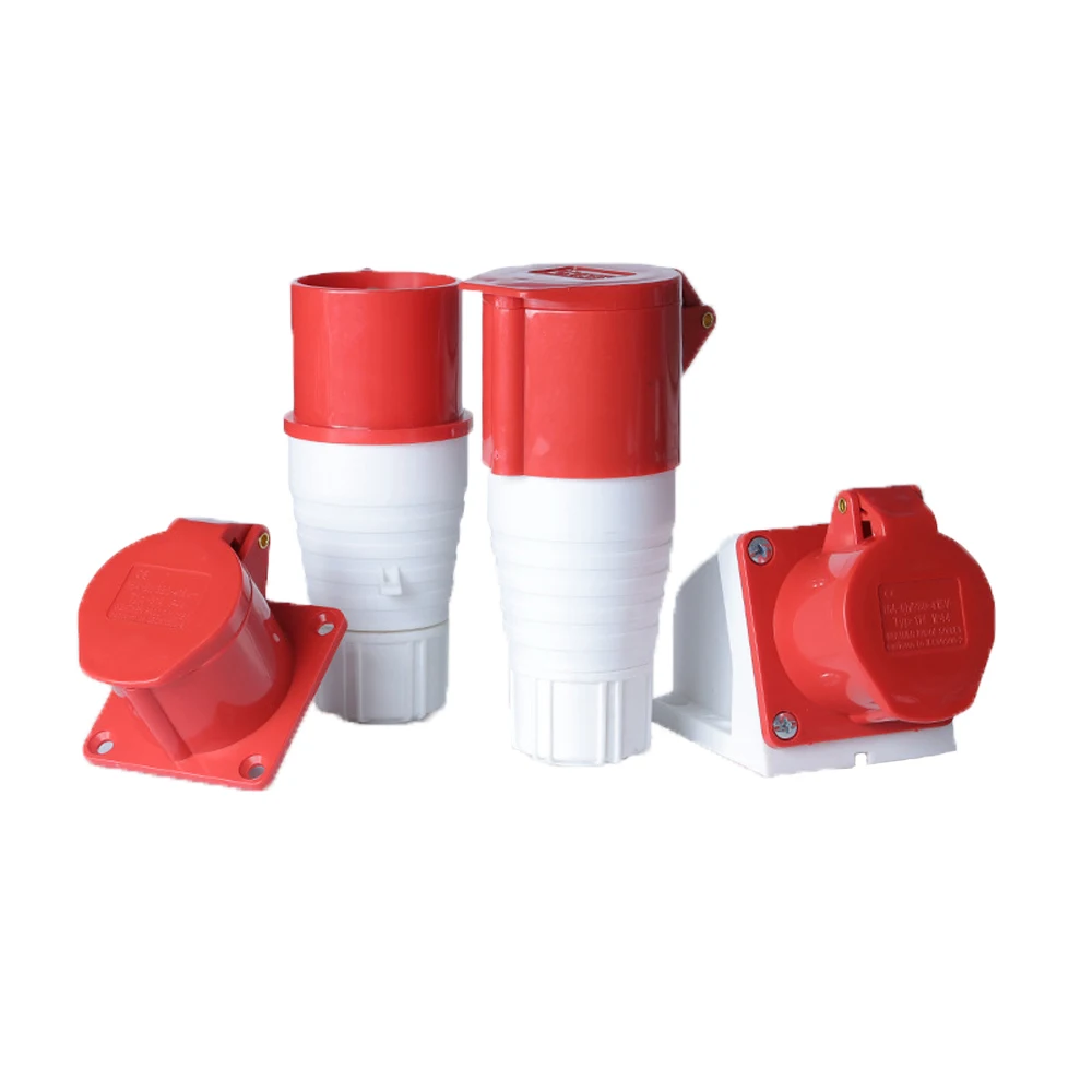 16A 32A 3P/4P/5P Industrial Plug And Socket Electrical Connector Waterproof Aviation