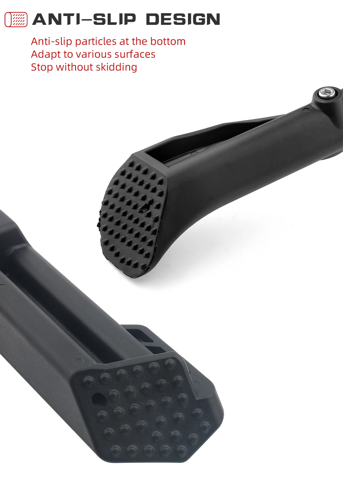 Description Picture 6 of itemMTB Adjustable Kickstand Fat/Folding Bike Parking Race Side Road Bicycle Foot Strap Mountain Bike FootRest Support Cycling