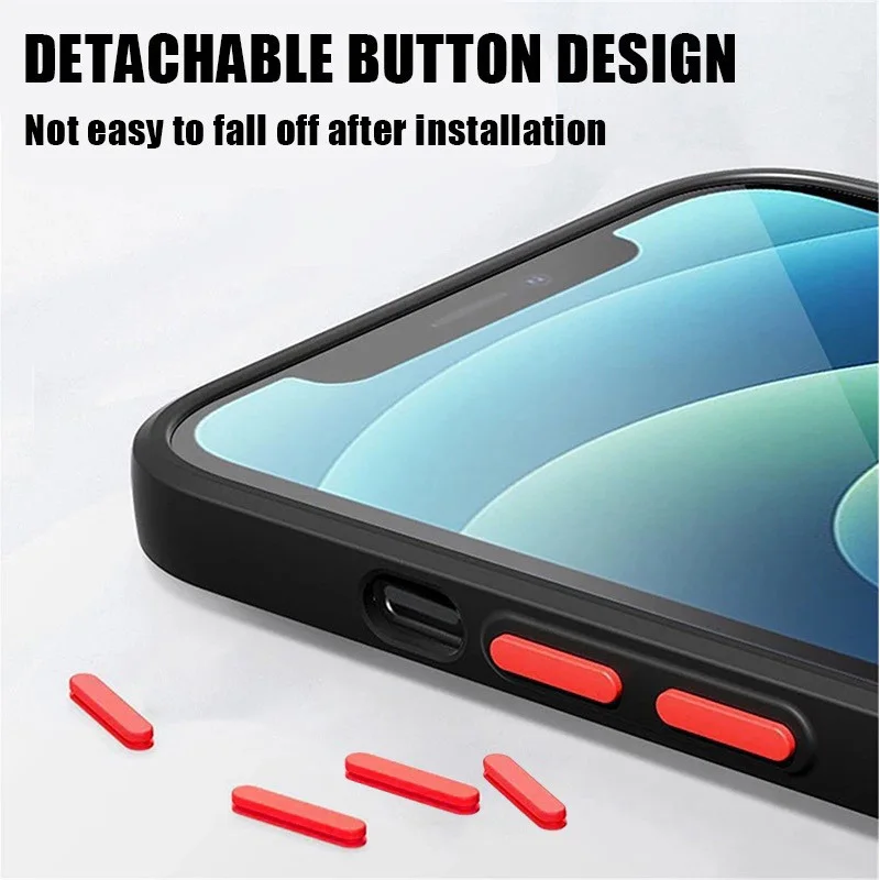 Matte Magnetic Suction Anti-Collision Hard Phone Case