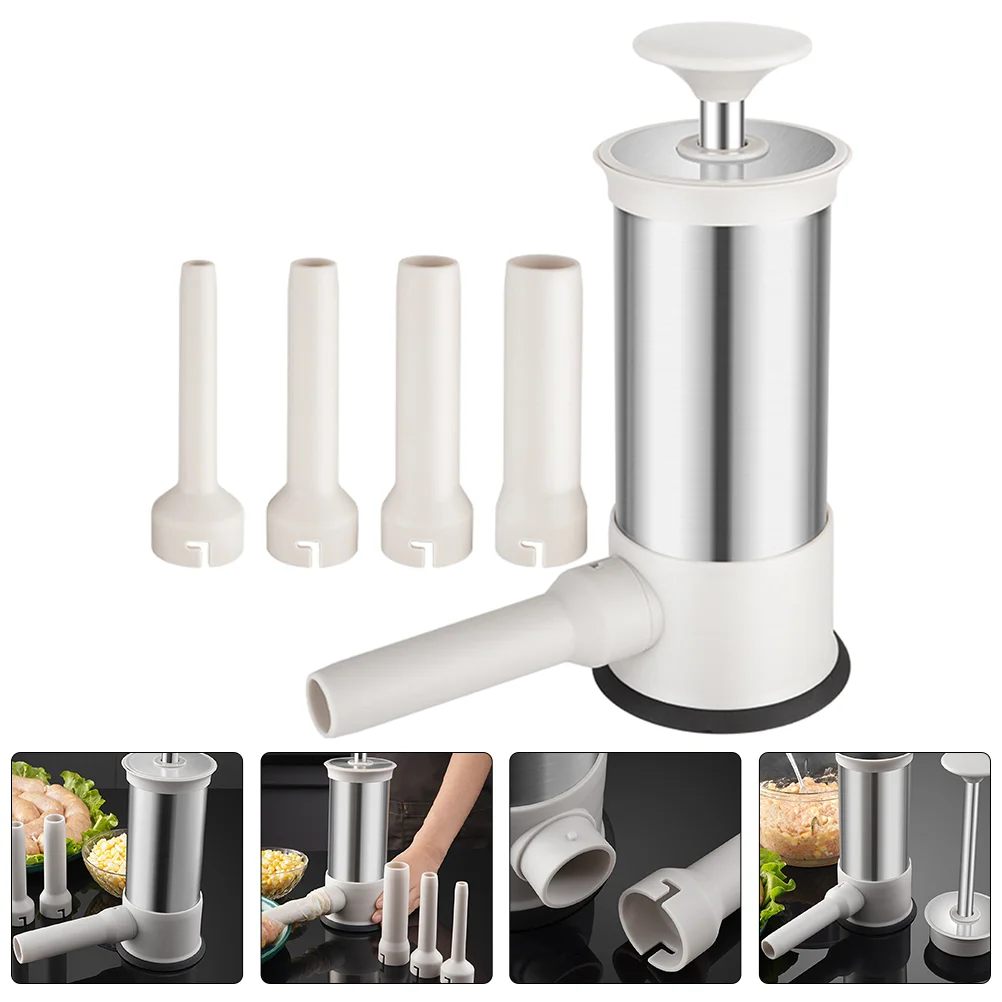 

Chorizo Sausage Filling Machine Household Small Tools Meat Filler Kitchen Supply Practical Stuffer