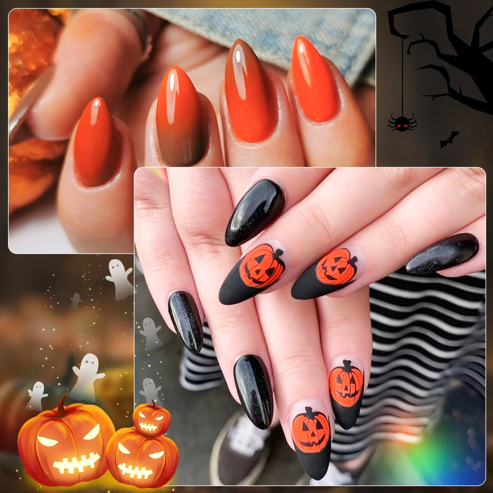 Almond False Nail Tips 240 Pcs 12 Sizes for Home DIY Manicure