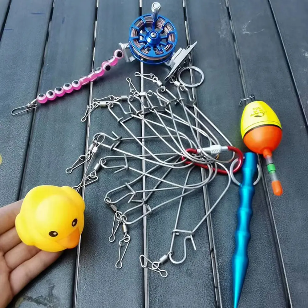 AS10SnapsFishingReelLockBuckleTackleFishingAccessories