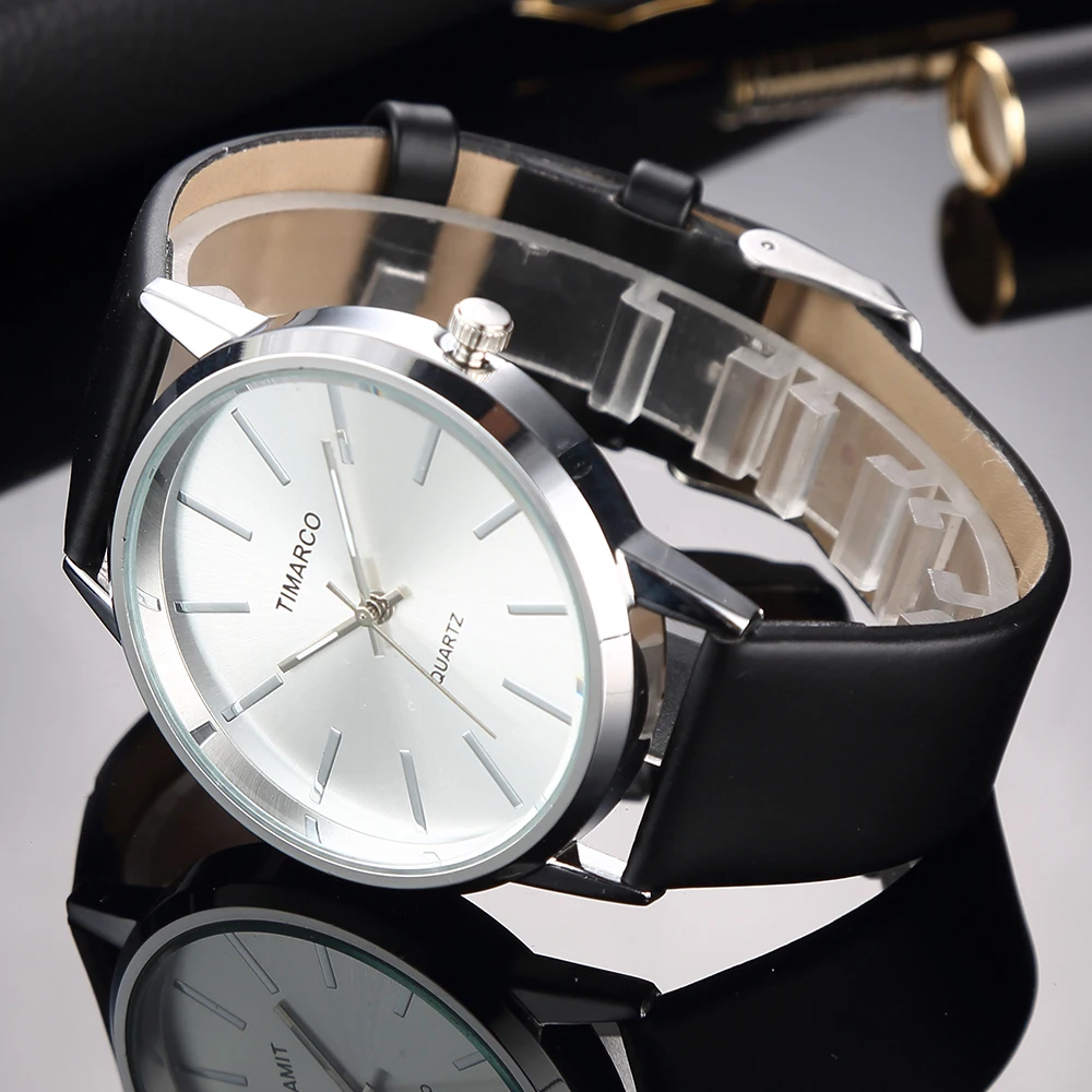 Montres à quartz de luxe pour femmes, montre d'affaires minimaliste en argent pour dames, cuir respirant, horloge en acier, nouveau, 2023