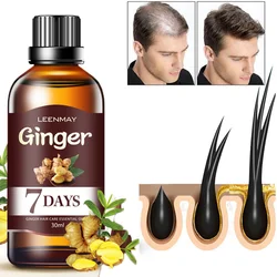 7 Days Ginger Growth Essential Oil For Hair Anti Hair Loss Treatment Products Repair Scalp Care Nourishing Lotion Beauty Health