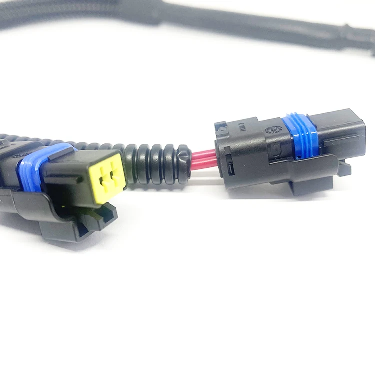 High And Low Tone Horn Cable Snail Horn Plug One To Two Wiring Harness for Peugeot 301 2008 Renault 3-cylinder Citroen