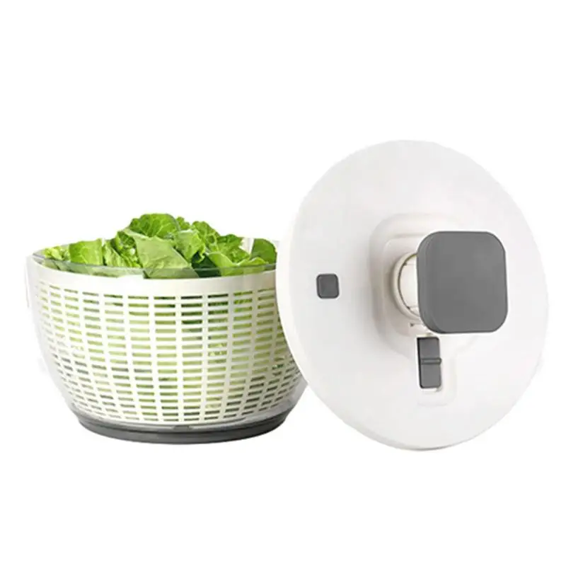 

Vegetable Dehydrator Electric Quick Cleaning Dryer Wash Spin & Dry Salad Greens Vegetable Cleaning Tool For Dormitory kitchen