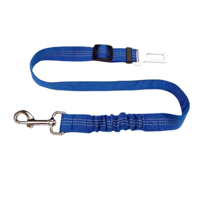 1Pcs Adjustable Vehicle Belt Safety Rope for Dog Cat Cushioning Elastic Car Seat Belt Dog Leash Pet Supplies Accessories