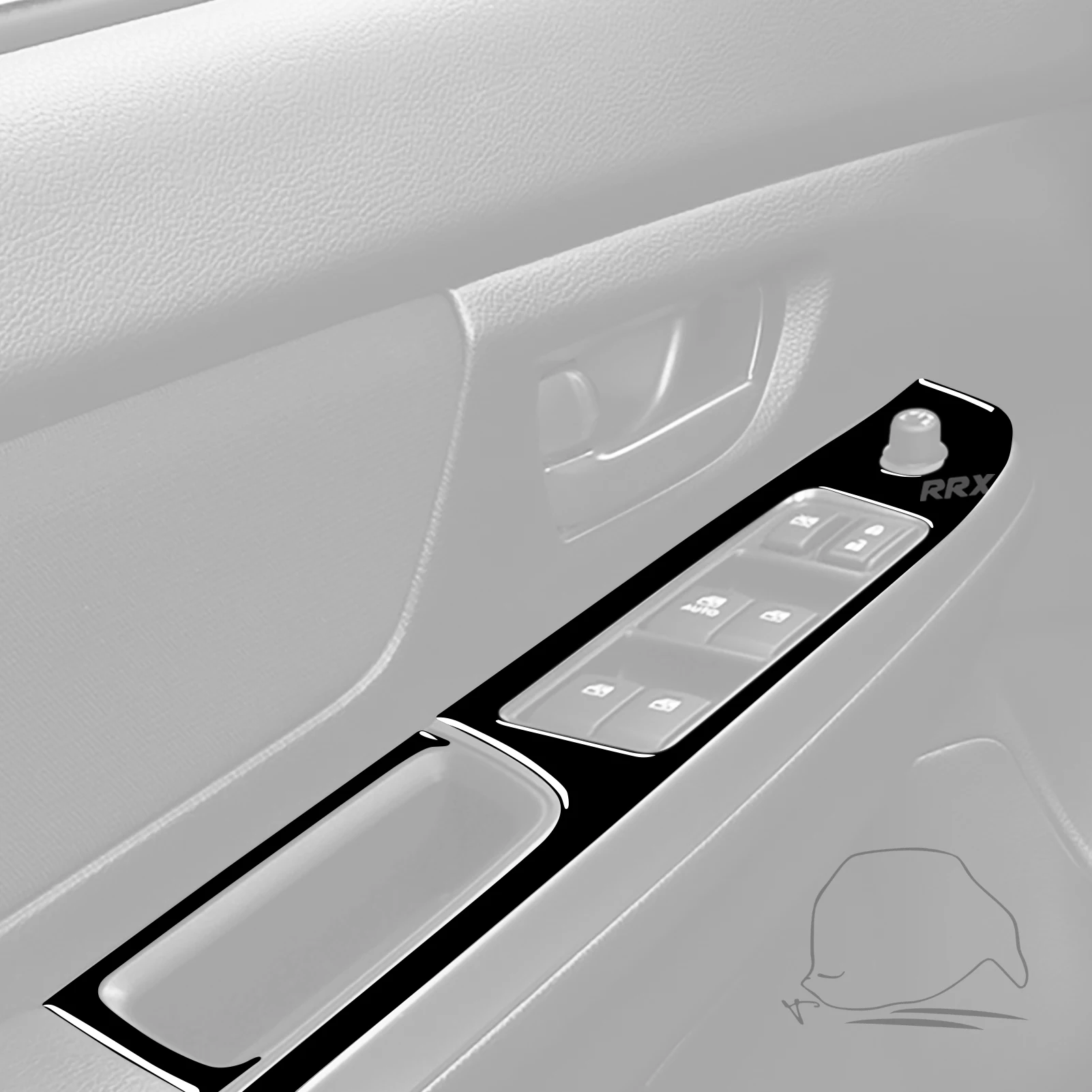 Tapis De Sol En Feutre Sur Mesure Pour Subaru XV SUV (2012-2017) - Noir - Marque Mossa - Neuf
