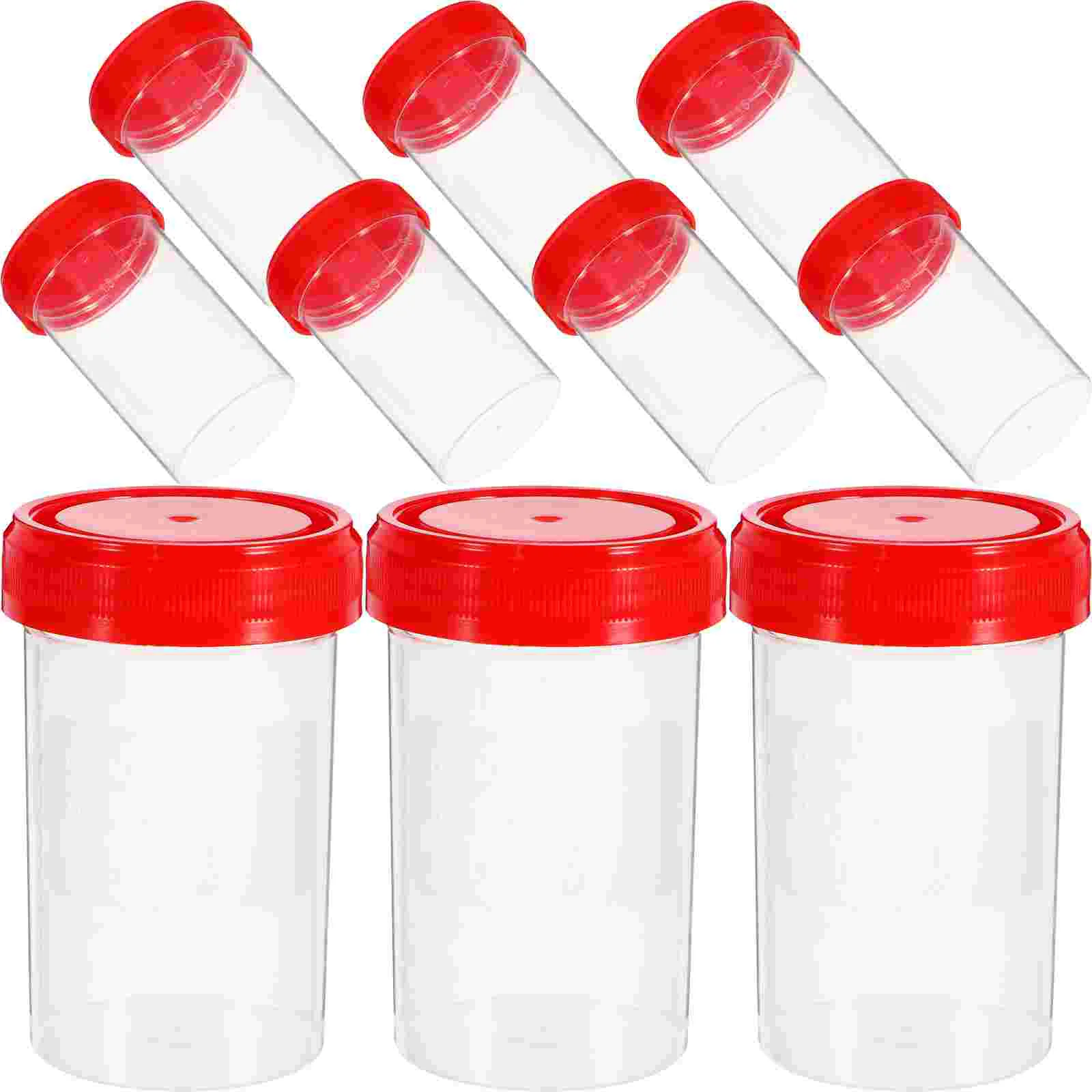 

20 Pcs Supplies Medical Urine Container Specimen Screw Cap Lab Equipment Leak-proof