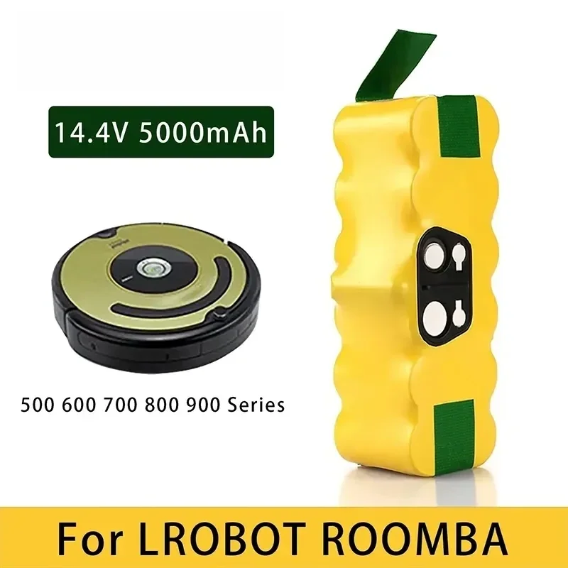 

Аккумулятор 14,4 В, 9800 мА · ч для IRobot Roomba 500, 600, 700, 800, 900, 14,4, 620, 650, 770