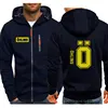 Autumn Men Suspension Car Motorcycle Sport Racing Ohlins Shock zipper Hoodies Long Sleeves Thermal Sweatshirt Ladies Unisex 2