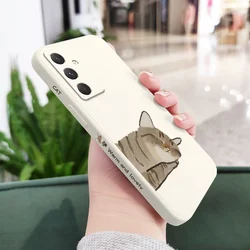 Cozy Cat Dreamscape Phone Case - Samsung A35 5G (White 1)