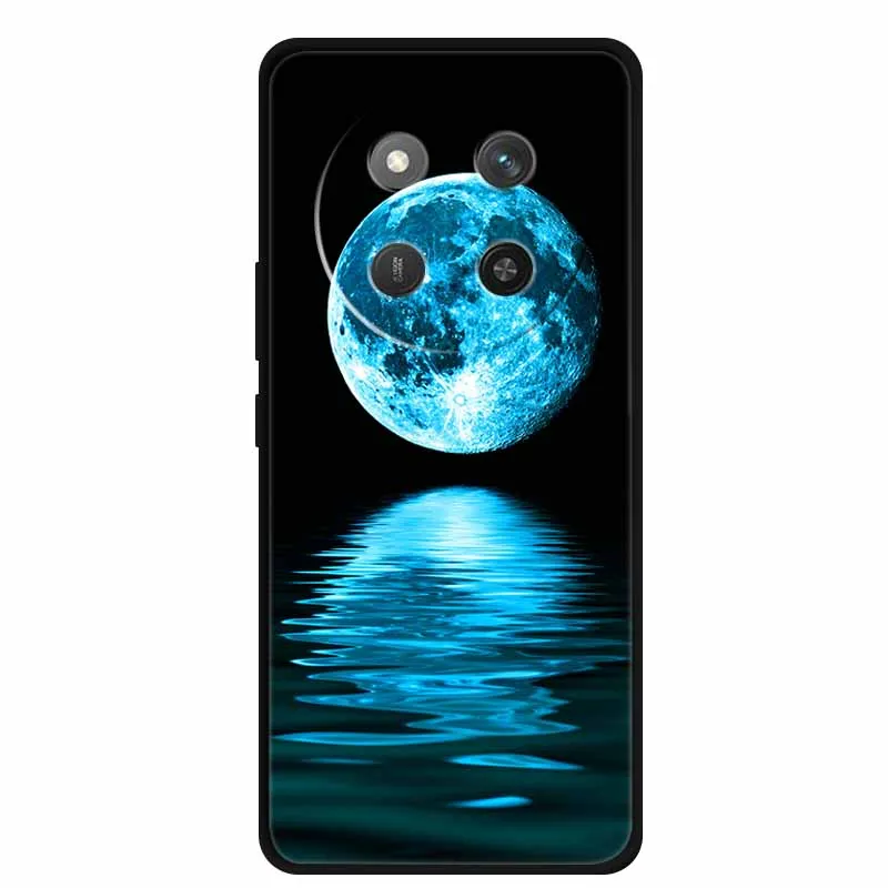 Cat Print Soft TPU Silicone Phone Cover - Lovely Painted Design