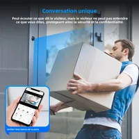 Awapow Tuya Visionneuse de judas de porte 170 °   Sonnette vidéo grand Angle 2.4G/5G Wifi, Mini caméra, Vision nocturne, détection de mouvement 1080P, nouveau 6