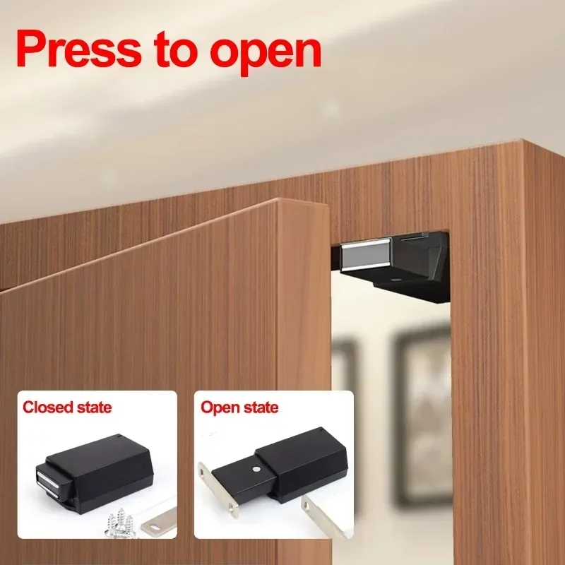 1/4set Magnet Cabinet Door Bouncer Invisible Furniture Door Stops Heavy Duty Cabinets Push Magnetic Closer Hardware Accessories magnetic cabinet catches door closer magnetic cabinet latches cabinet door latch door stops