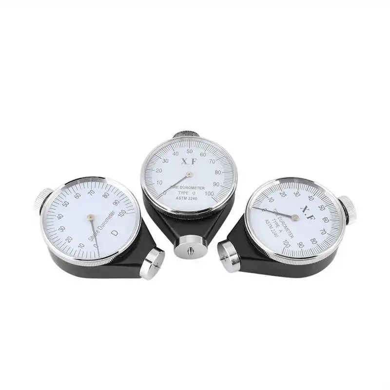 Shore Type A/O/D Rubber Tire Durometer Hardness Tester Meter 0-100 HA Hardness Measurement Tools Durometer Meter
