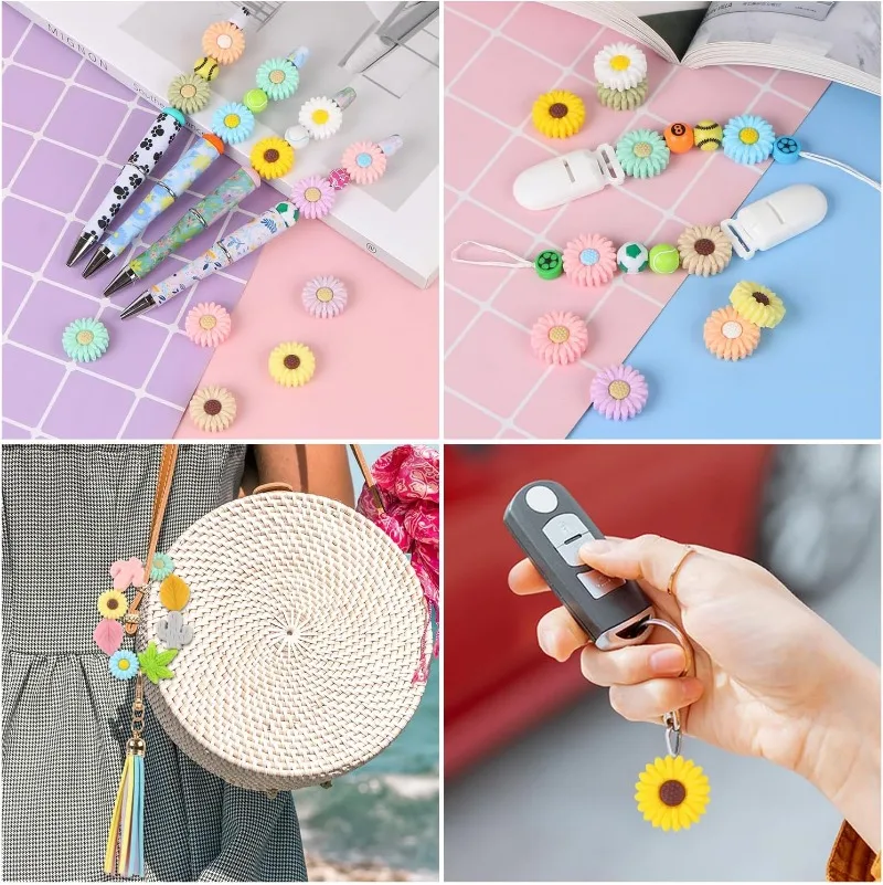 ZHIYUXI 600 Cuentas Espaciadoras De 0.315 Pulgadas Para Hacer Joyas, 150 Cuentas De