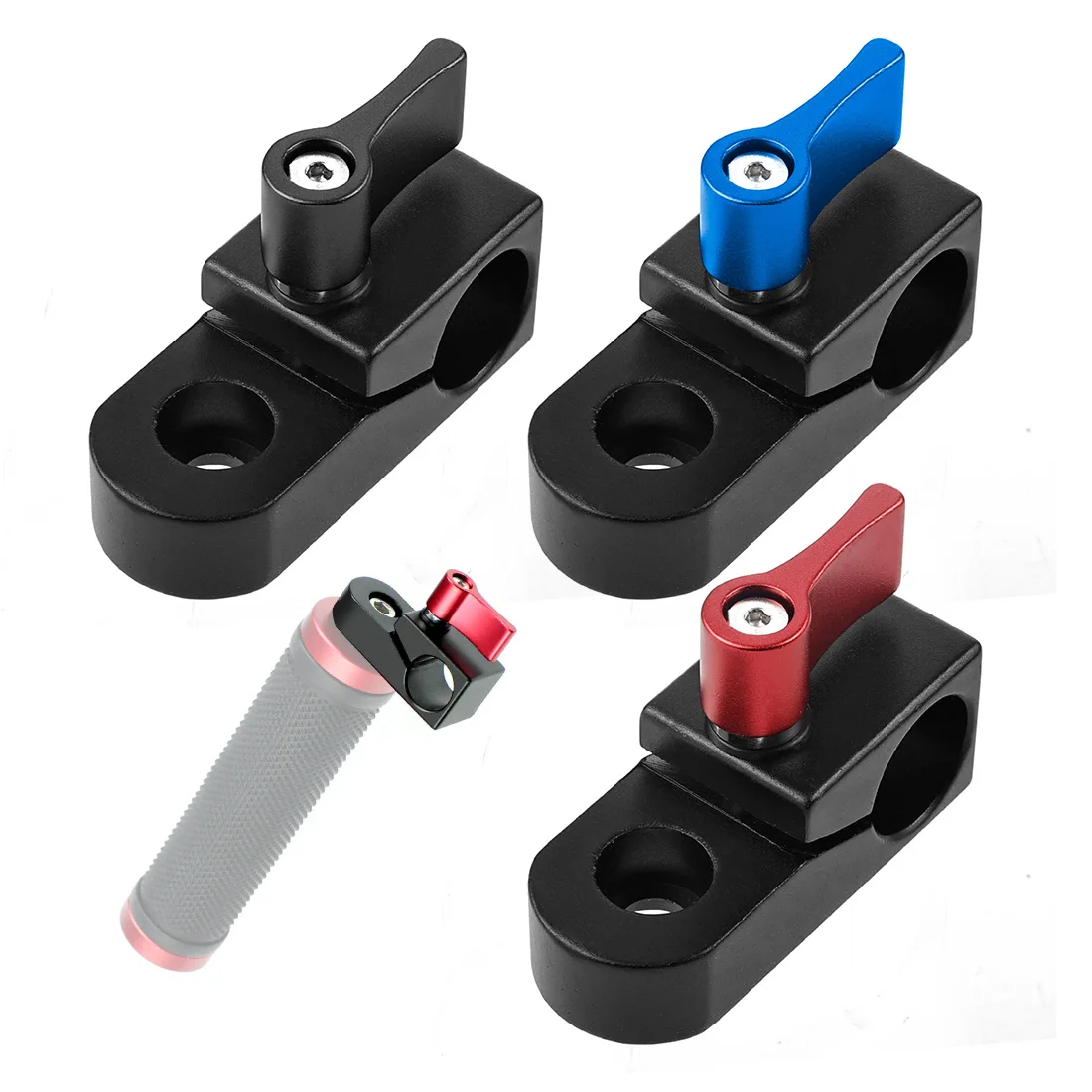 Rail rod clamp Single Rod Clamp 15mm Rail Connector Adapter with 1/4