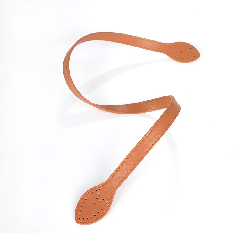 2pcs PU Leather Bag Strap Handbags Handles For Handbag DIY Handmade Woven Bag Belt Band Replacement Purse Strap Bag Accessories