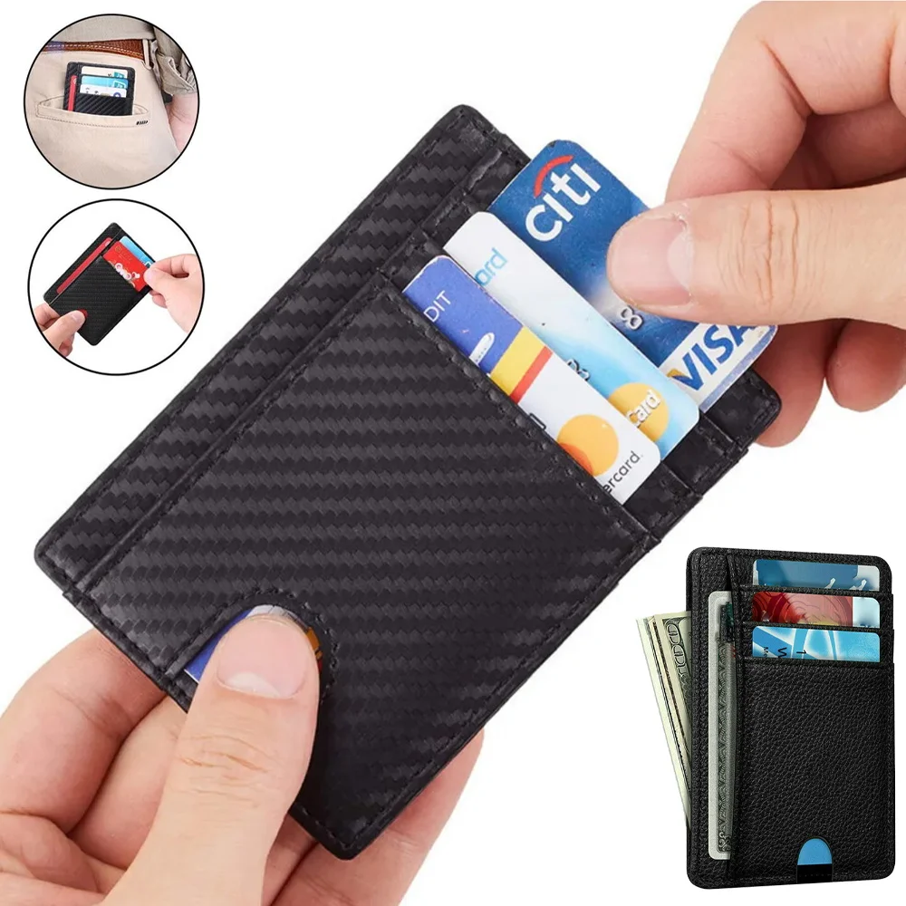 Мужской кошелек с отделением для карт и Rfid-защитой