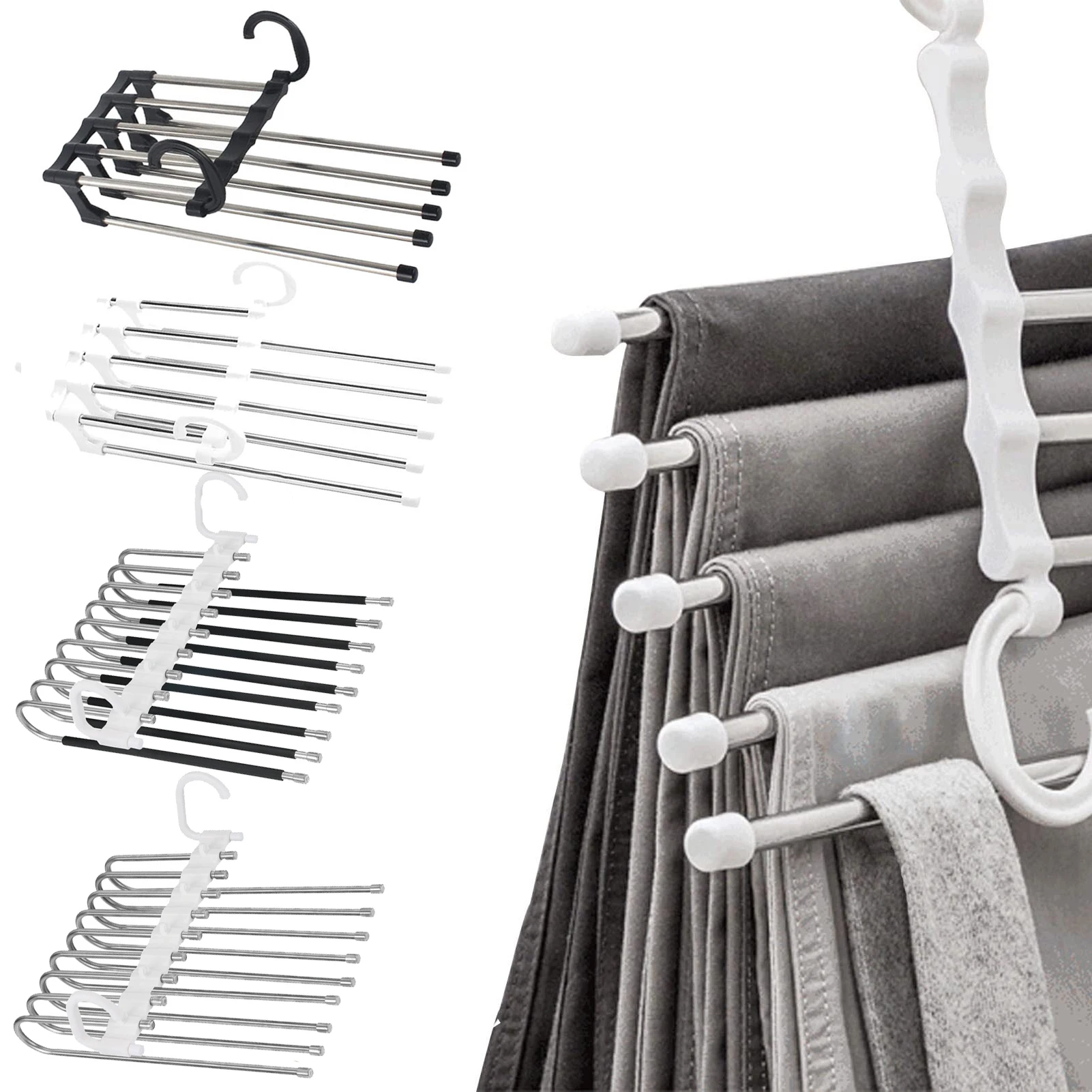 Folding Pants Storage Multifunctional Hanger for Pant Rack Hanger