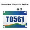 4 Pcs Marathon Bib Holders, Magnetic, Running Triathlon Buckle Number, Snap for Running Waist Packs Sports and Outdoor Marathons 1