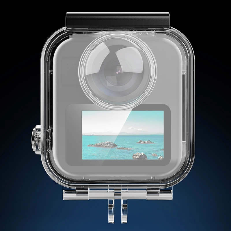Für GoPro Max 2 Wasserdichte Gehäuse Fall Schutzhülle Anti-Drop Schutzhülle Unterwasser Dive Shell Action Kamera Zubehör – Detail 3
