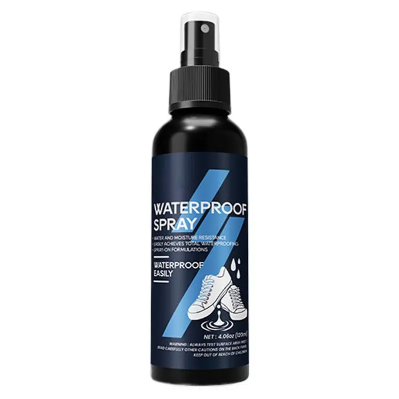 Shoe Protector Spray 120ml Rain and Stain Waterproof Shoe Spray Fabric Water Shield Waterproofing for Hunting Hiking