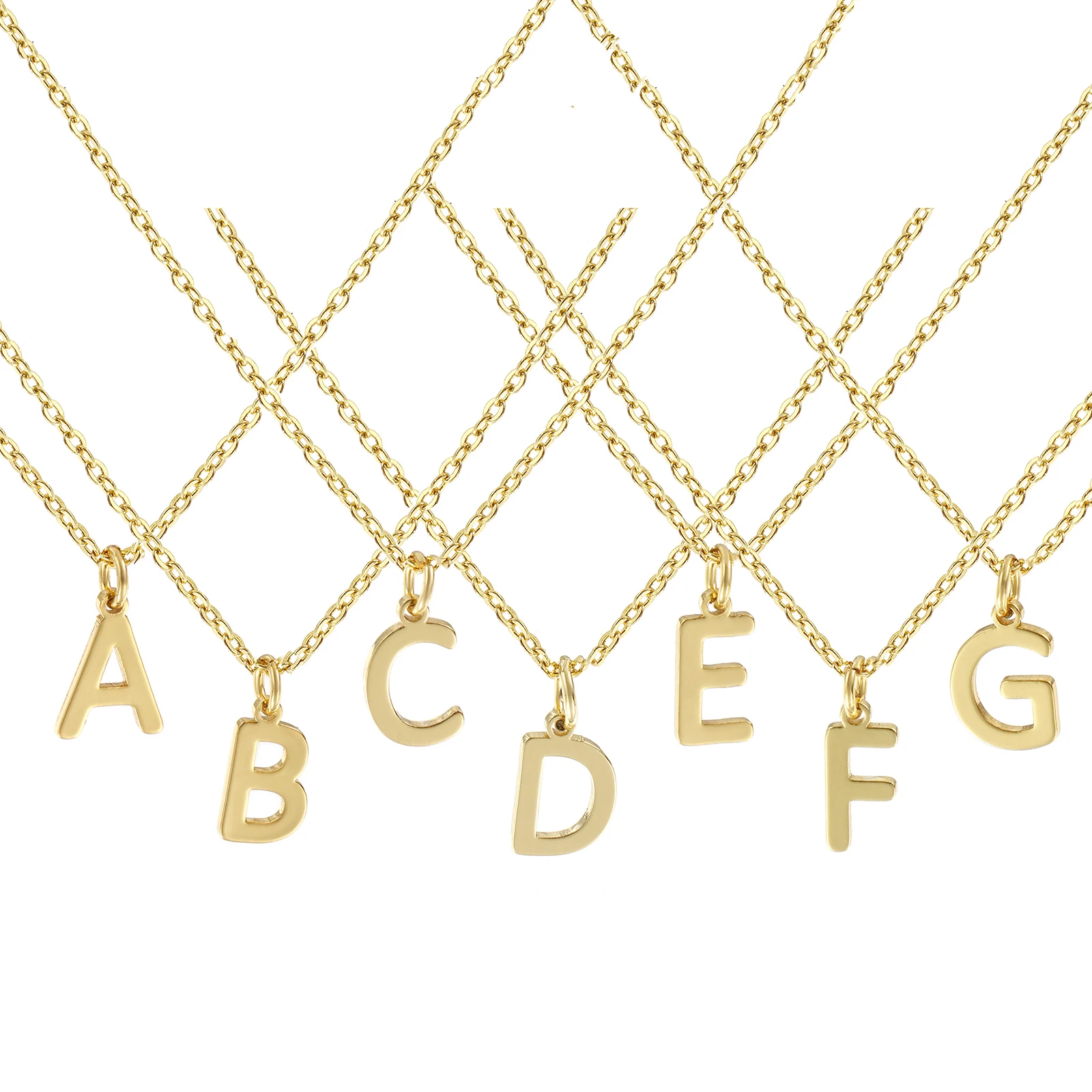 Collana Heritage con Iniziale da Uomo in Argento Placcato Oro 18k - MYKA