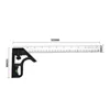1PC Adjustable Combination Right Angle Ruler 90 Degrees with Bubble Level Gauge For Woodworking Multifunctional Measuring Tool 2