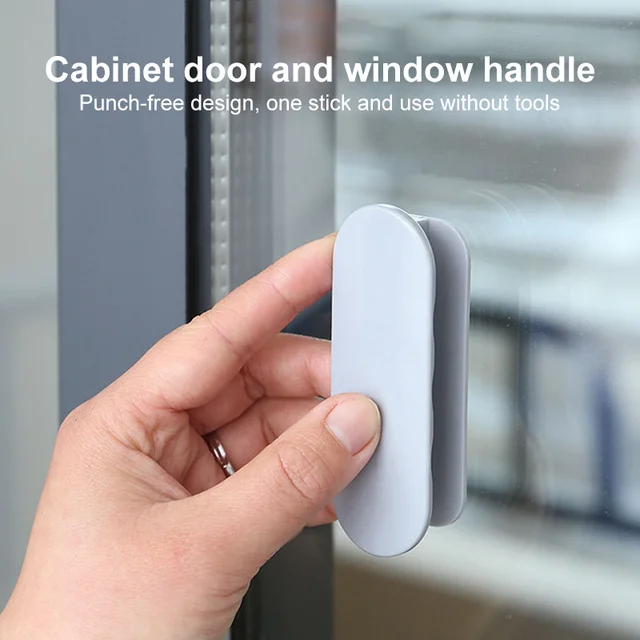 Xiaomi Lyukasztás Nélküli Ajtóablak Szekrény Fiók Fogantyú Többcélú Munkaerő-Megtakarító Segéd Húzó Otthoni Tároló Kiegészítők - Image 2