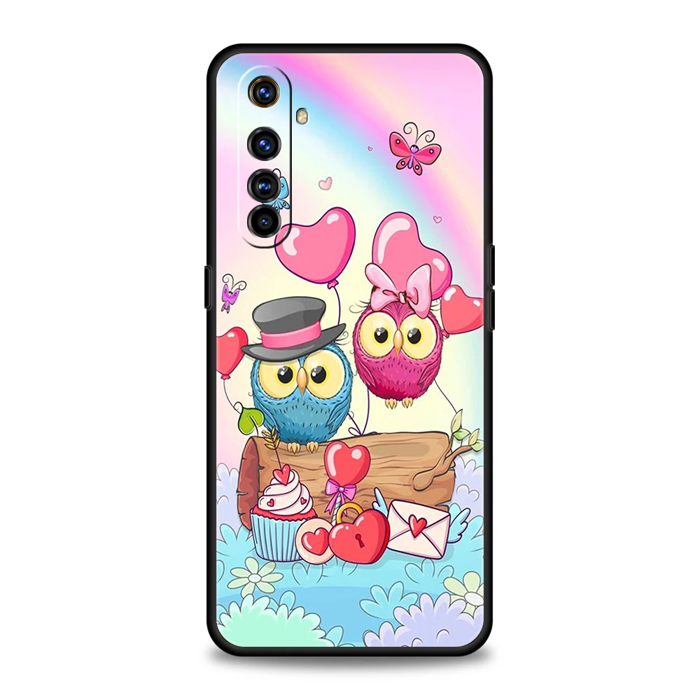 Cute Cartoon Owl Silicone Phone Case - Stylish Protective Shell