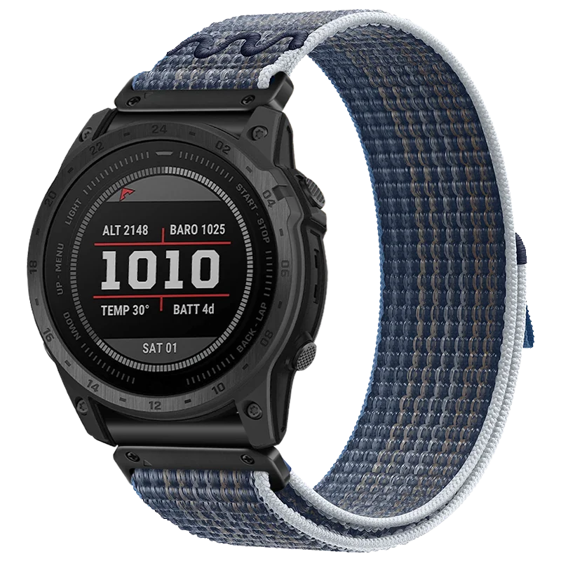 Nylon QuickFit Strap, 22mm/26mm, Universal Fit Smartwatch Bracelet