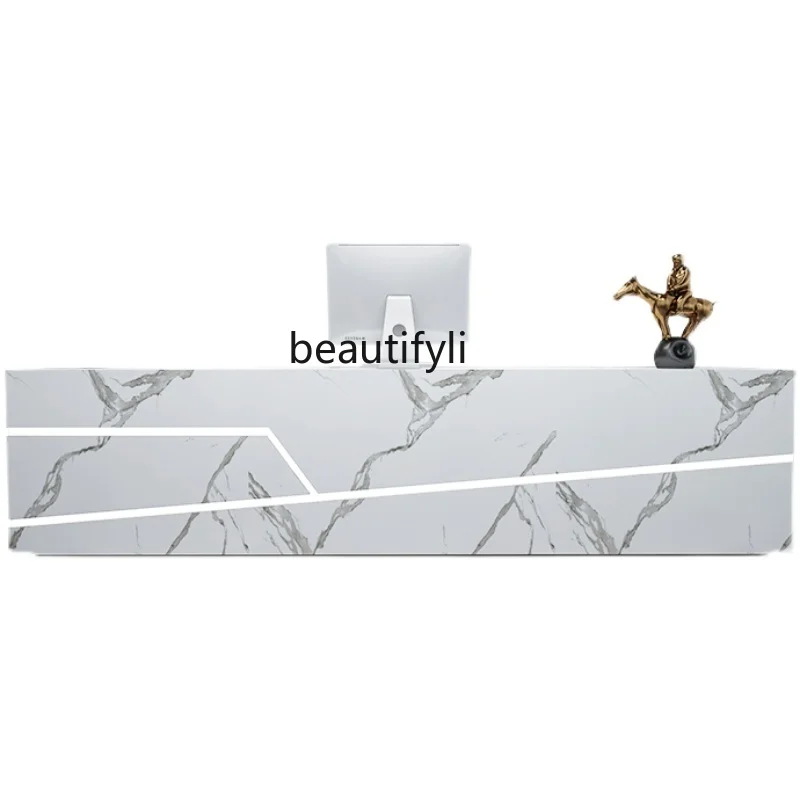 

Modern Beauty Salon Health Club Bar Counter Nail Salon Cashier Reception Desk