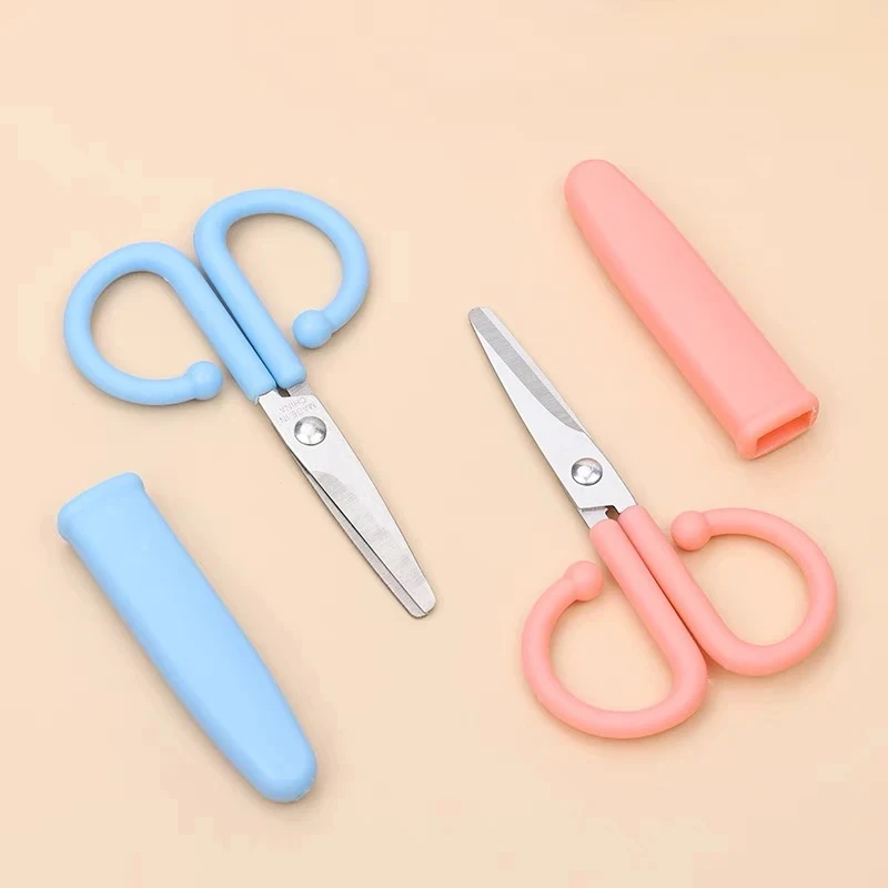 1pc 작은 가위 DIY 수공예 절단용 가정용 가위를 위한 직선형 스테인레스 스틸 가위