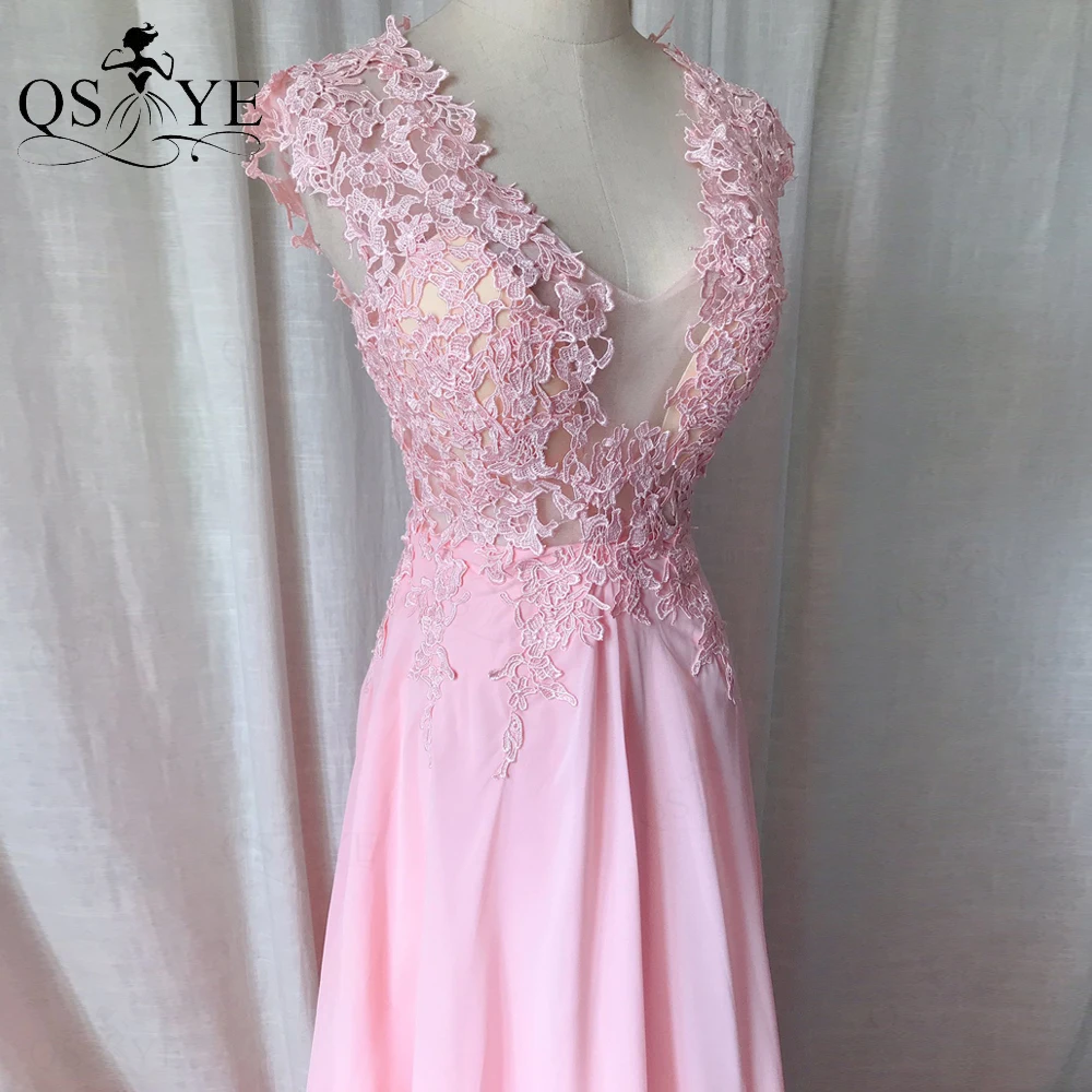 Pink Floral Strapless Gown – TANROH