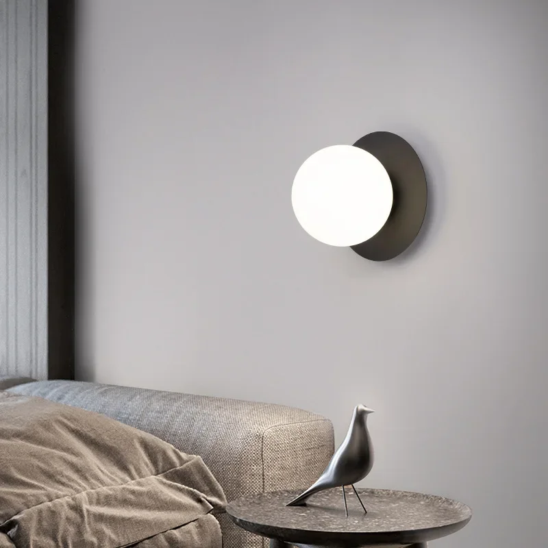 Bedside Wall Lamp for Bedroom Stairs Indoor LED Wall Lighting Sconce for Home Decor Living Room Gold Black led light led wall lamp wall light