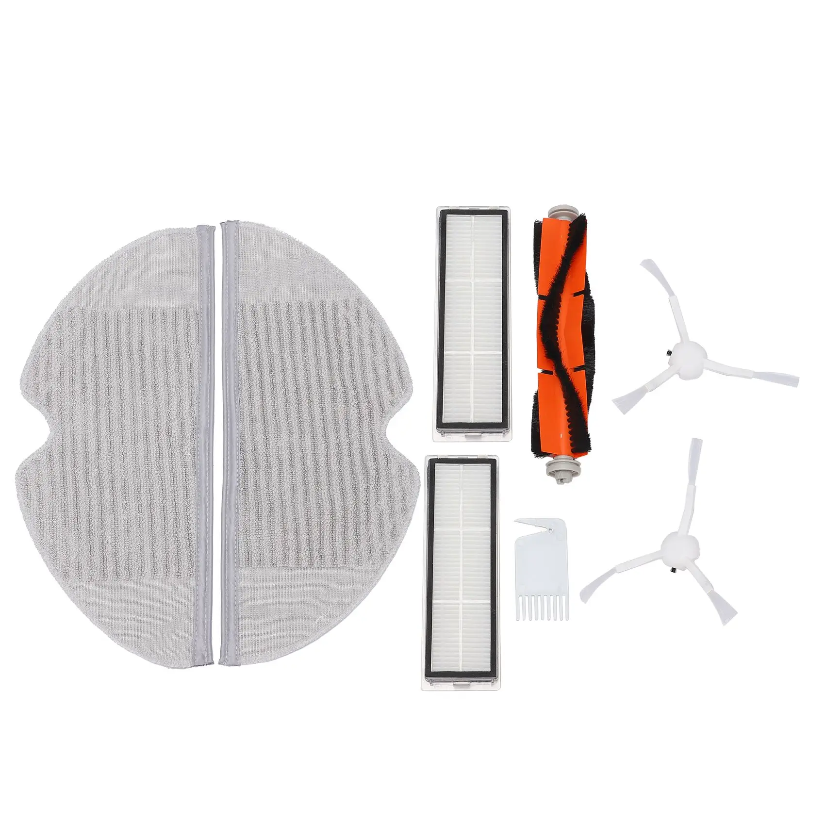 

8Pcs Replacement Parts Kit for Xiaomi Mijia 1C Robot Accessories Side Roller HEPA Filter Main Brush Mop