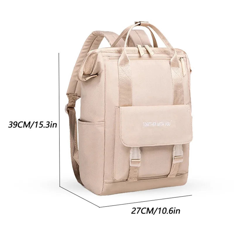 Women backpack Nylon waterproof casual Shockproof 15.6 inch Laptop Backpack Mommy backpack 2