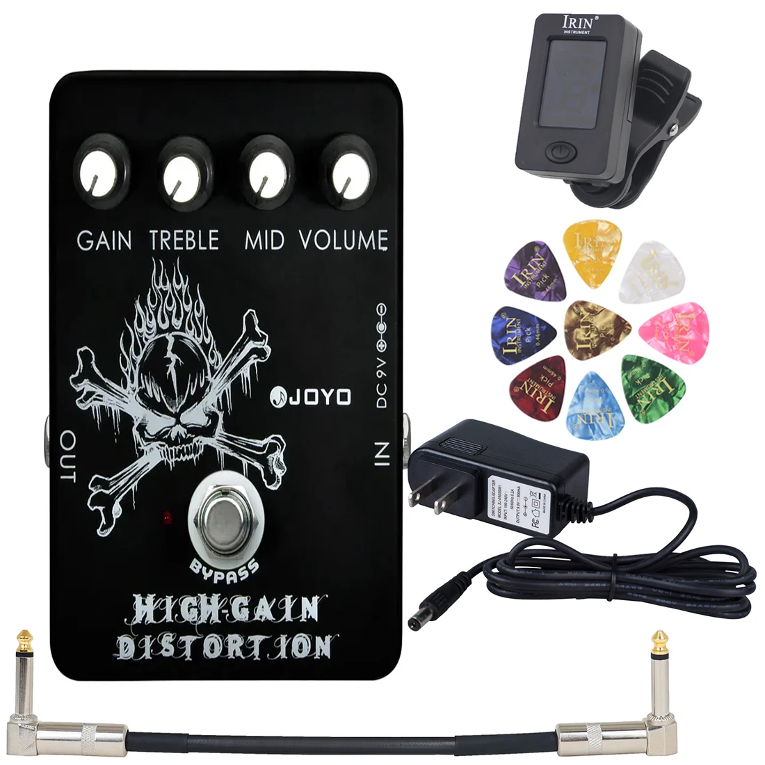 

JOYO/IRIN High Gain Distortion Pedal Effect POCKET METAL Electric Guitar Effect Pedal Metal Pedal True Bypass
