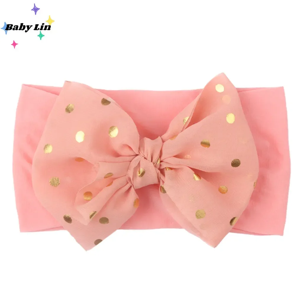 

NewbornInfant Cap Headband Headwrap Lovely Shiny Bowknot Baby Hat Turban Cute Bow Solid Color Baby Girls Boys Hat Beanies Soft