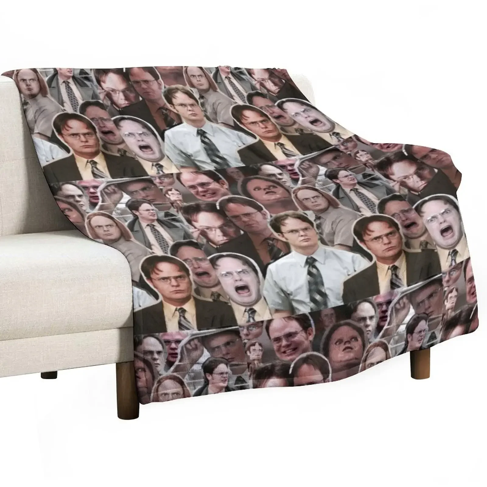 

Dwight Schrute-офисное одеяло, Рождественское украшение, декоративные кровати, одеяла и одеяла, спальный мешок