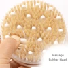 Dry Skin Body Massage Brush Natural Bristle Dead Skin Remover Anti Cellulite Exfoliates Blood Circulation Massage Tools 3