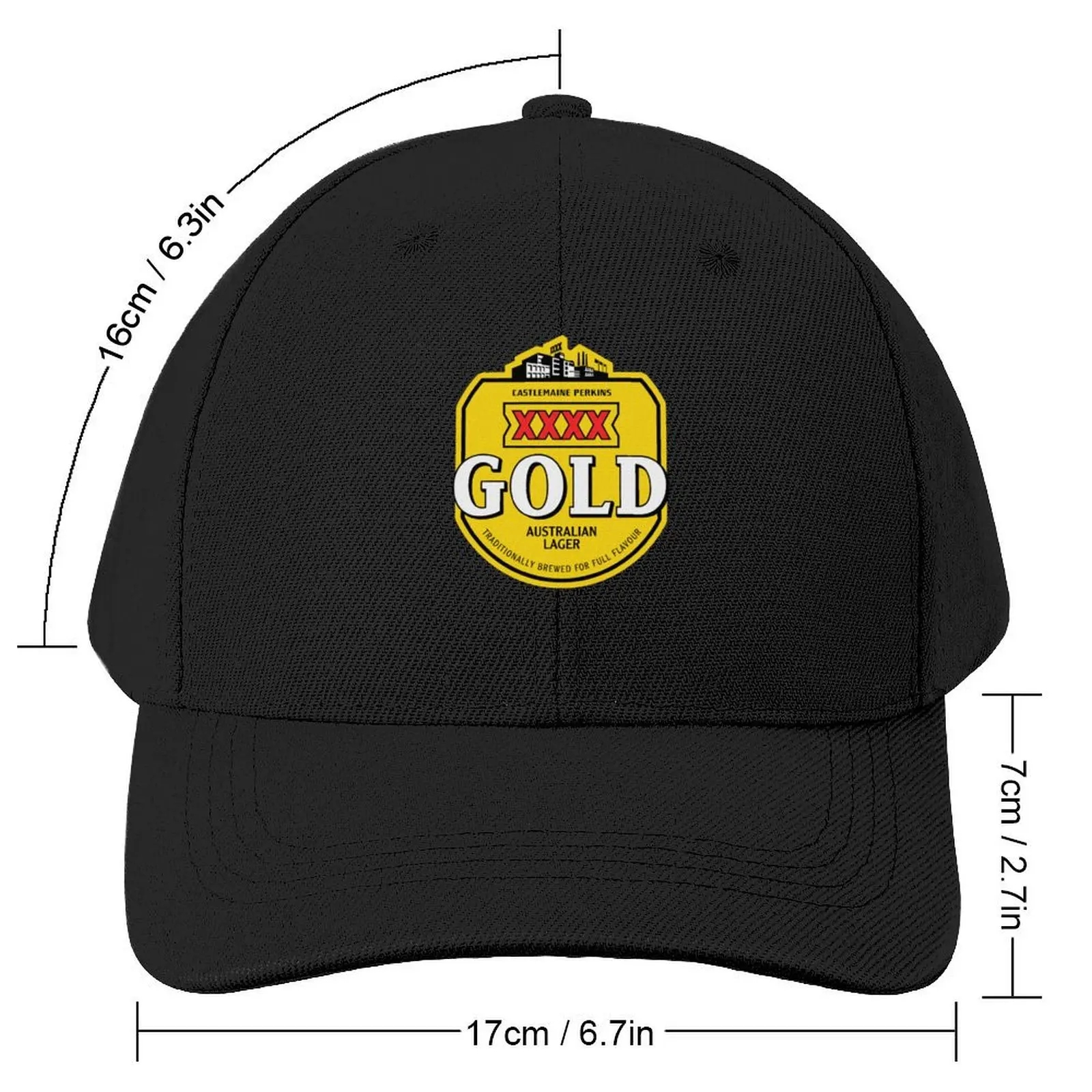 XXXX-gold-logo Baseball Cap Ball Cap Rave Golf Cap Men Hats Women's