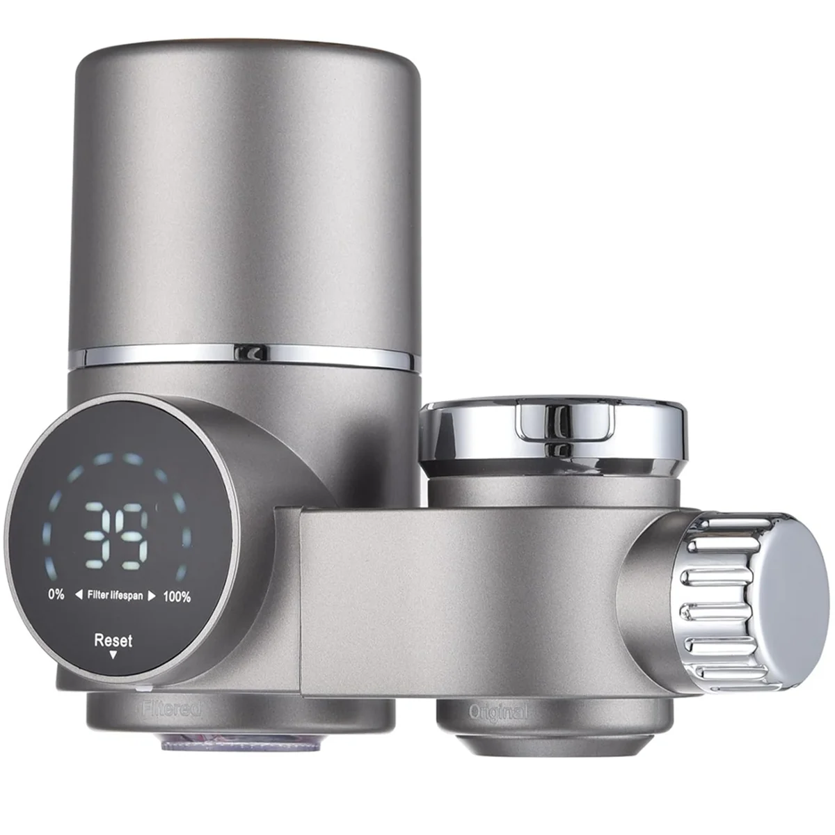A42F  Faucet Water Filter for Sink-LED Display Water Purifier for Faucet,Faucet Mount Tap Water Filtration System for Kitchen