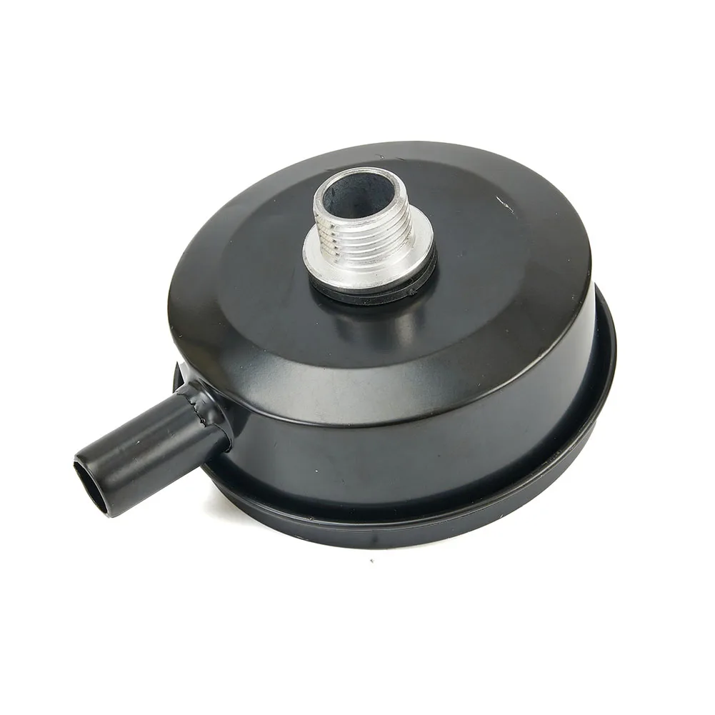 

2 PCS Compressor Male Threaded 20mm Air Intake Silencer Filter Metal Shell Black Air Compressors Intake Filter Muffler